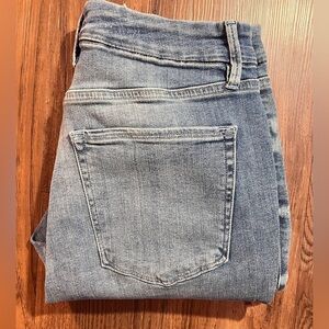 GOOD AMERICAN Jeans Womens Good Legs High Waist Raw Hem Skinny Jeans - 14/32